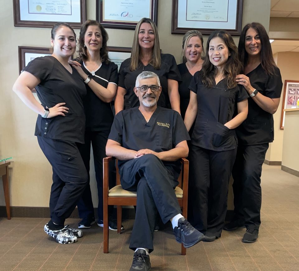 The team of dental hygienists at Dr. Nahel Yanni's office in East Brunswick, NJ.